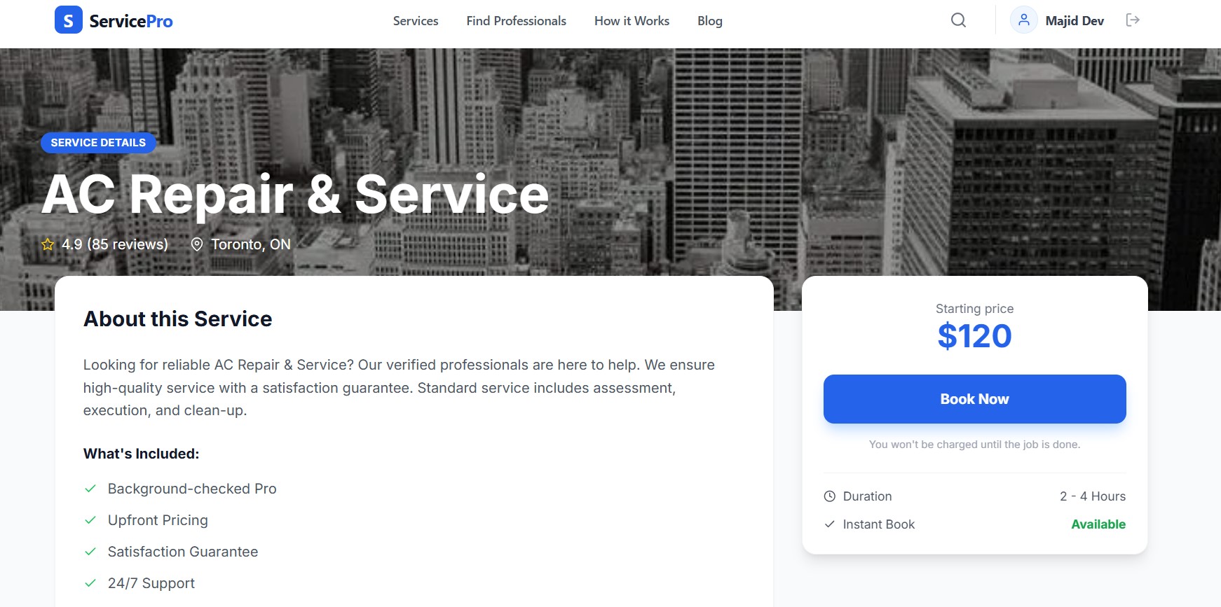 Service Pro screenshot 4